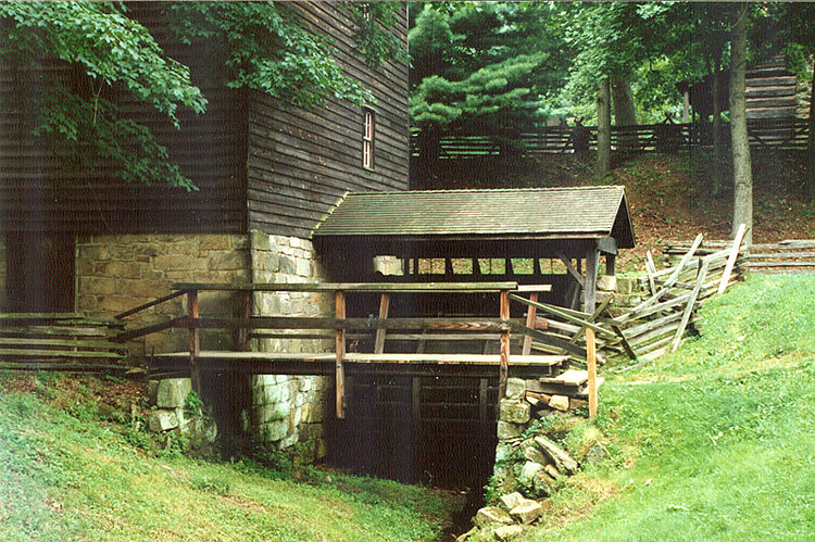 Gaston's Mill, a restored, working mill at Beaver Creek State Park in Ohio was both exterior and interior location for the pivotal scene where Alexander relents to gentle nudging from Margaret and agrees to his first debate.